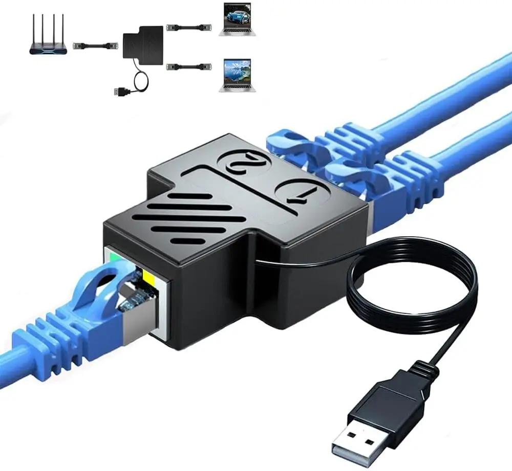 Wuedozue RJ45 Ʈũ й , USB  ̺ LAN ̽ ̴  , 1-2   USB-RJ45 Ʈ